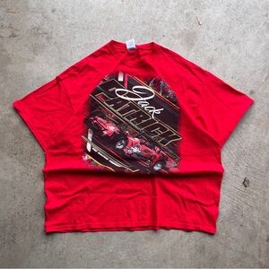 Vintage Jack Patrick NASCAR Red Graphic T Shirt